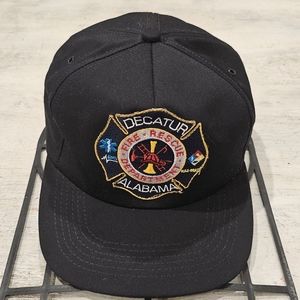 Vintage Legend Decatur Alabama Fire Department Snapback Hat - Made in the USA